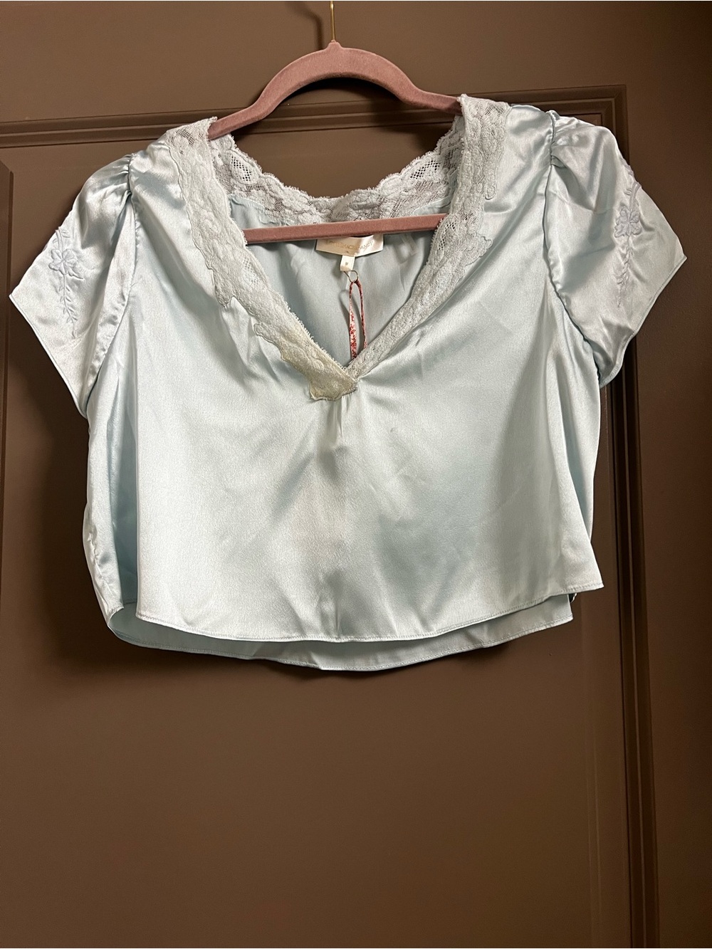 Loveshackfancy Lisanne Crop Top
In Blue Medium NWT - Picture 2 of 5